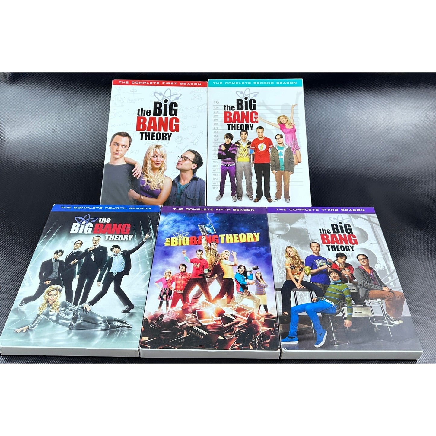 The Big Bang Theory Complete Seasons 1-5 DVD Box Set, Warner Bros Sitcom by Buysaavy