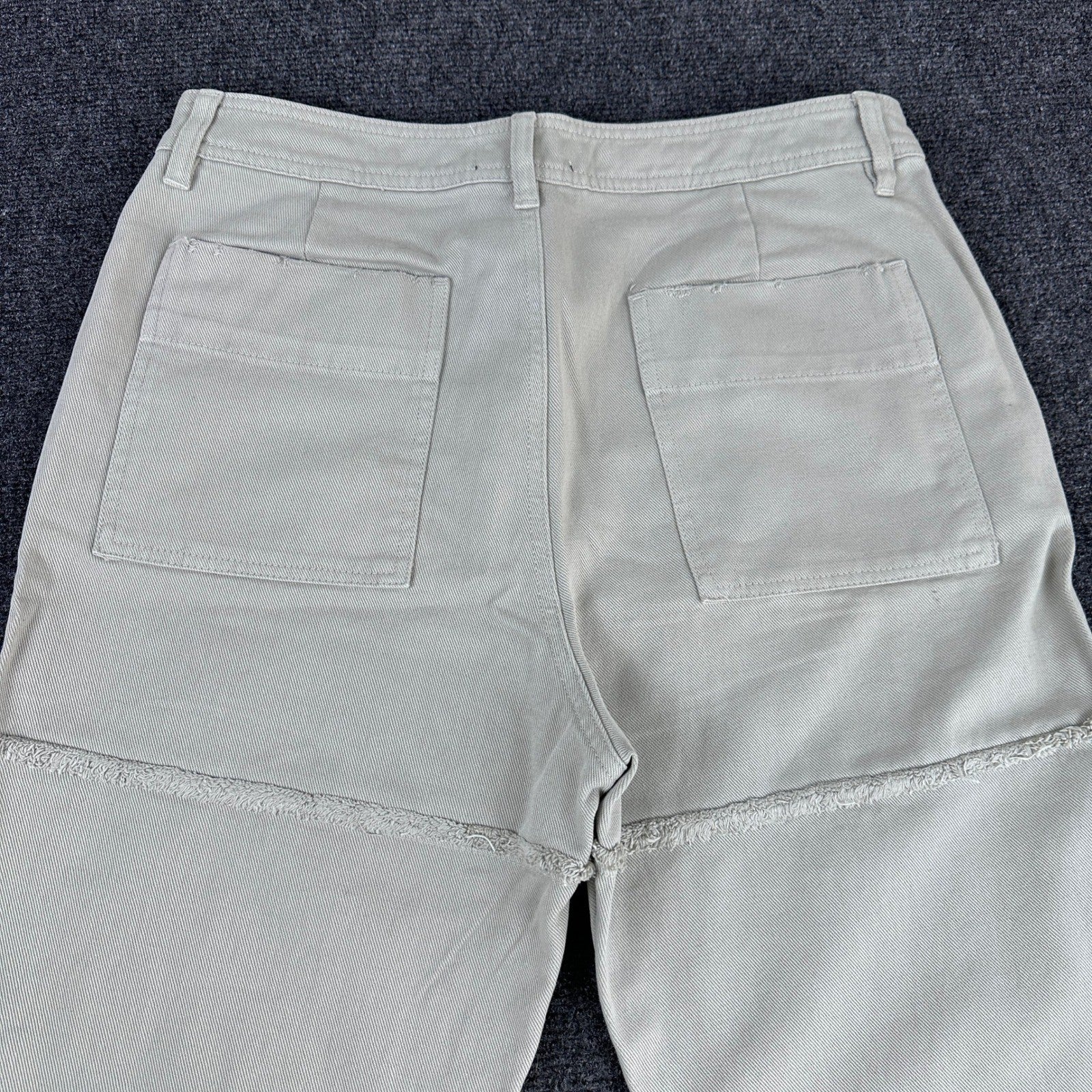 ASOS DESIGN Mens Stone Beige Cotton Twill Straight Leg Chino Pants 34X37 by ASOS DESIGN