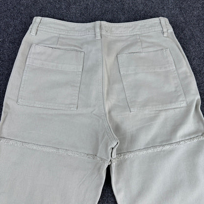 ASOS DESIGN Mens Stone Beige Cotton Twill Straight Leg Chino Pants 34X37 by ASOS DESIGN