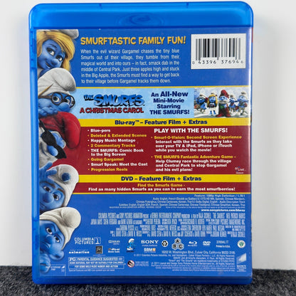 The Smurfs 3-Disc Holiday Blu-ray DVD Gift Set A Christmas Carol Mini Movie 2011 by Buysaavy