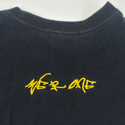 Luxe-T Luxury Sport Mens 3X Black Long Sleeve Sun Graphic We R One T-Shirt by Luxe-T