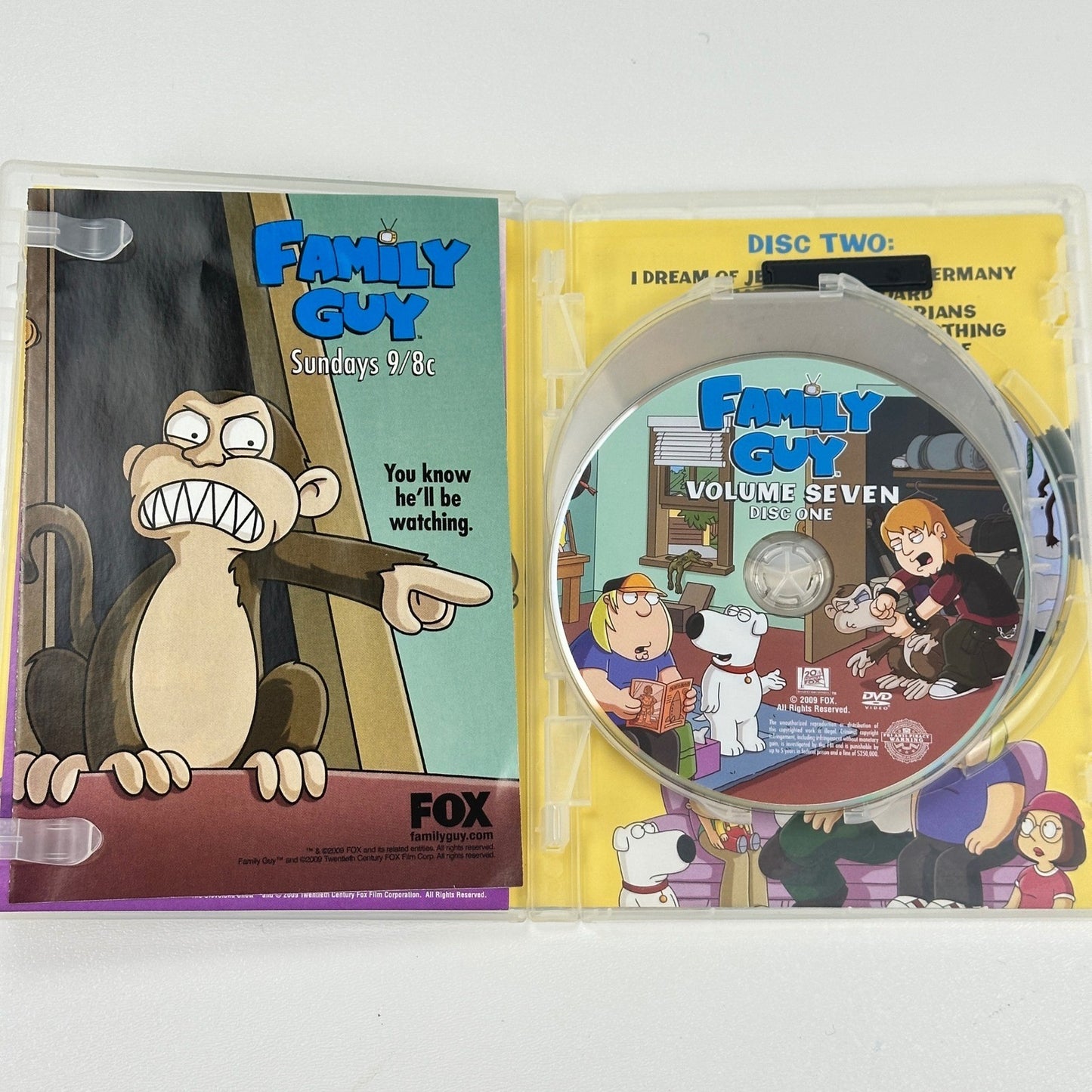 Family Guy Volume Seven 7 DVD 3-Disc Set 20th Century Fox Animated Comedy Series by Buysaavy