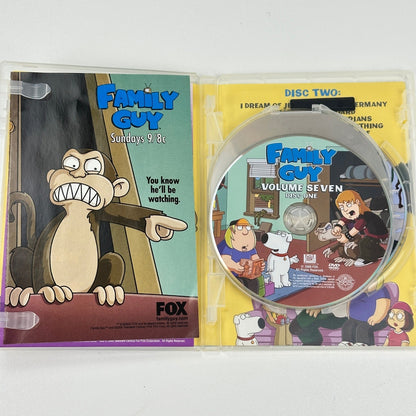 Family Guy Volume Seven 7 DVD 3-Disc Set 20th Century Fox Animated Comedy Series by Buysaavy