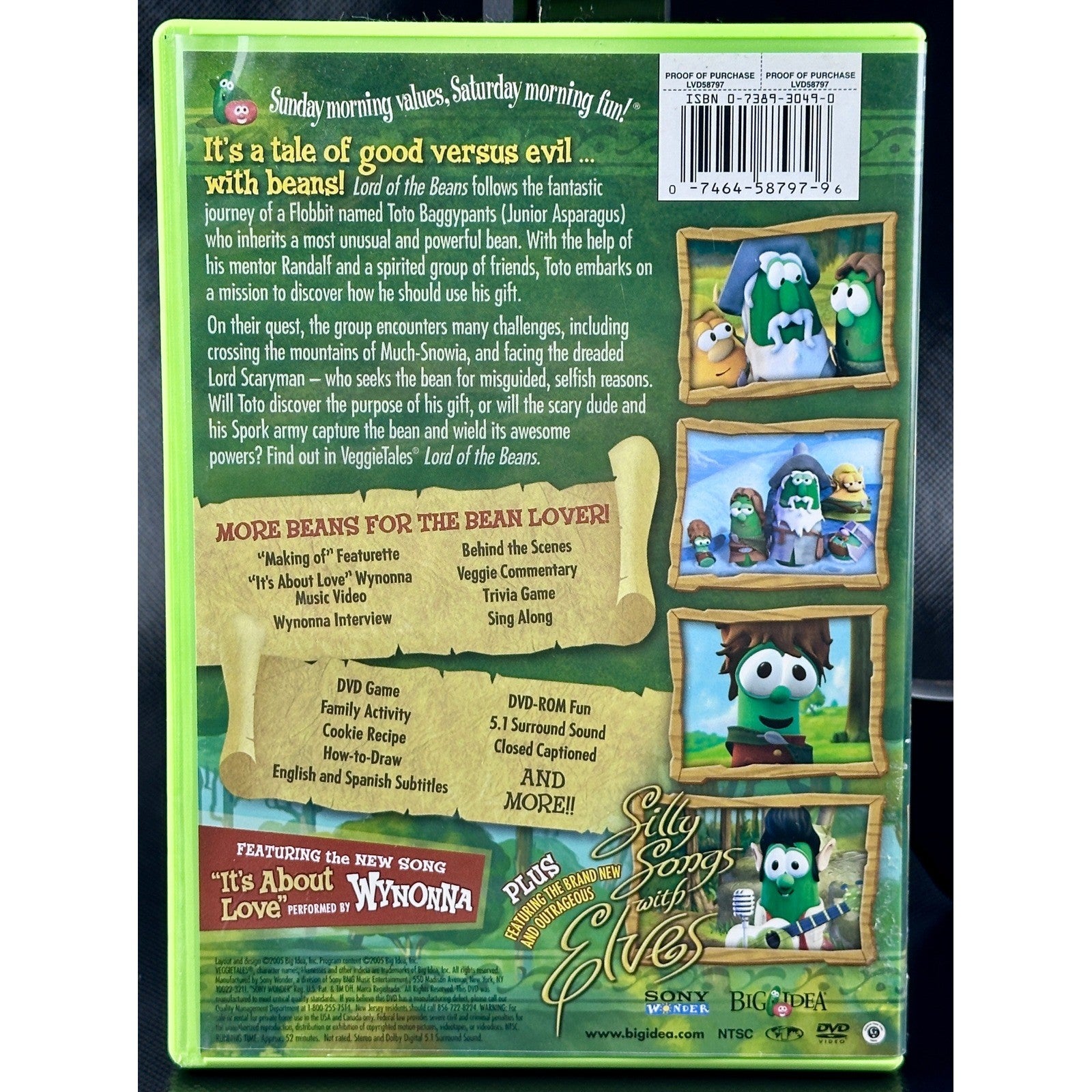 VeggieTales DVD Bundle: 3-Pack Lord of the Beans, Sock Drawer, Wizard Ha's by Buysaavy