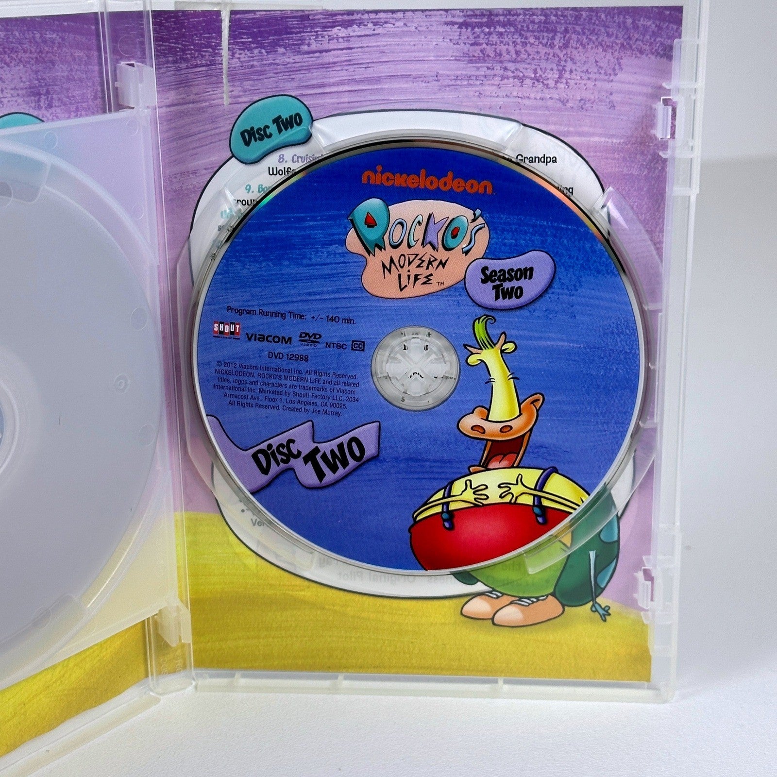 Rocko's Modern Life Season 2 DVD 2-Disc Set Nickelodeon Shout Factory SF 12986 by Buysaavy