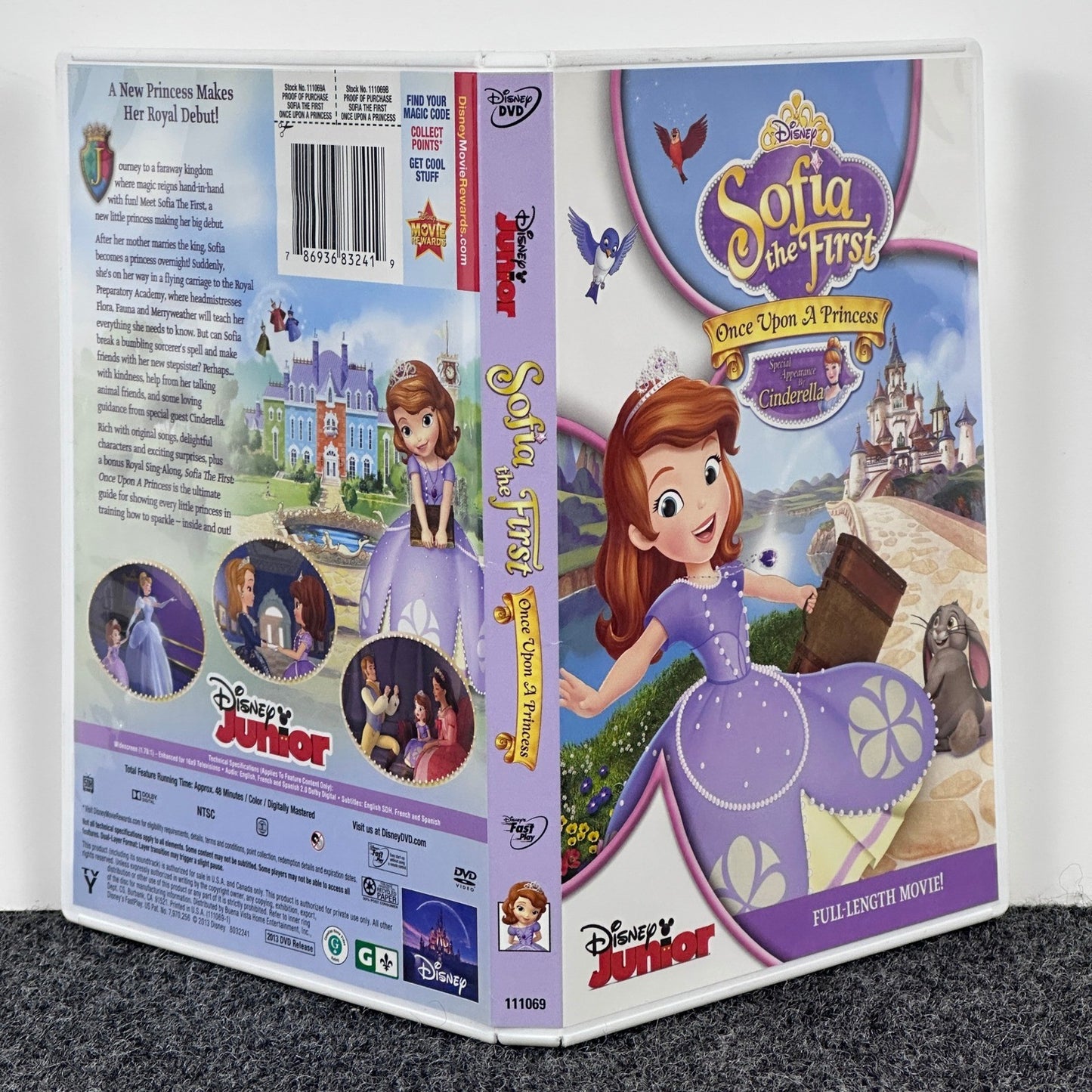 Disney Sofia the First Once Upon A Princess DVD Cinderella Special Appearance by Buysaavy