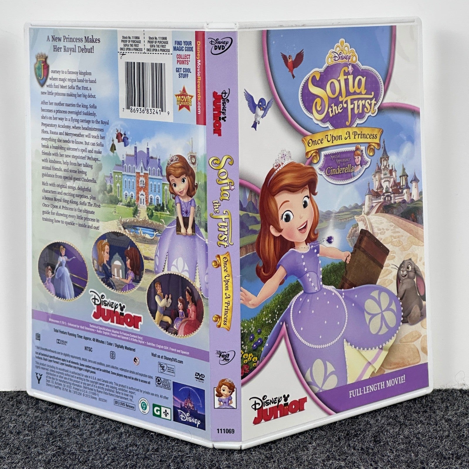 Disney Sofia the First Once Upon A Princess DVD Cinderella Special Appearance by Buysaavy