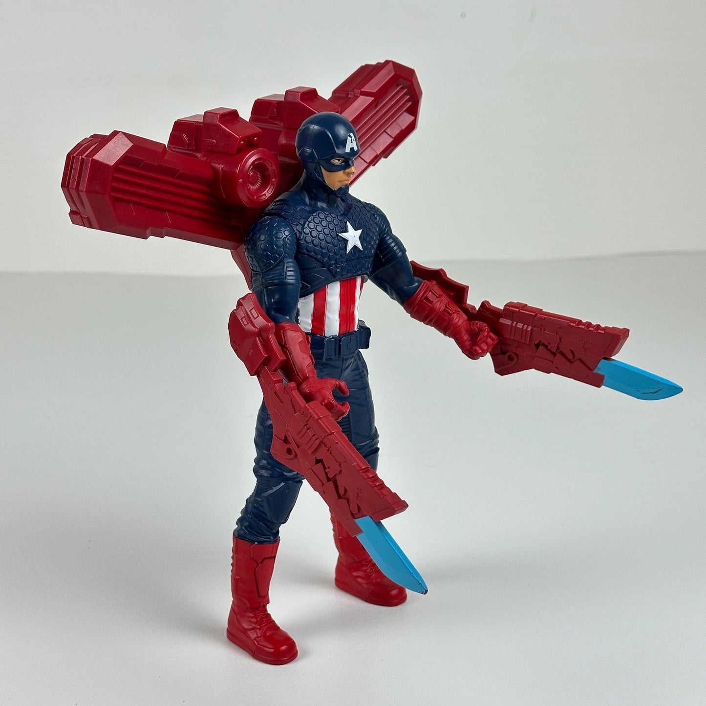 Hasbro Marvel Captain America 12 Inch Action Figure with Jetpack Blasters E5579 by Hasbro