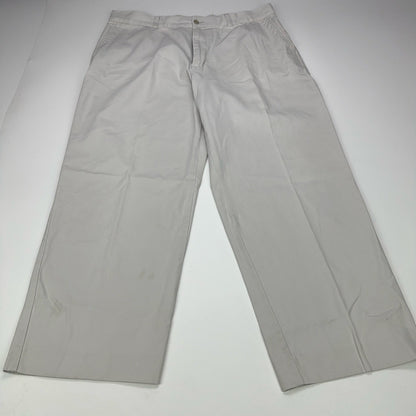 Natural Issue Mens Chino Pants 36x30 Stone Beige 100% Cotton Straight Leg Flat by Natural Issue