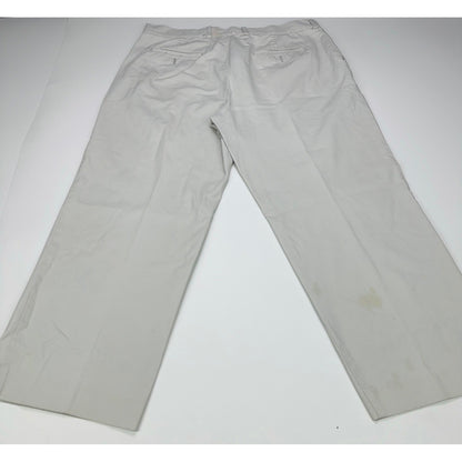 Natural Issue Mens Chino Pants 36x30 Stone Beige 100% Cotton Straight Leg Flat by Natural Issue