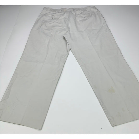 Natural Issue Mens Chino Pants 36x30 Stone Beige 100% Cotton Straight Leg Flat by Natural Issue