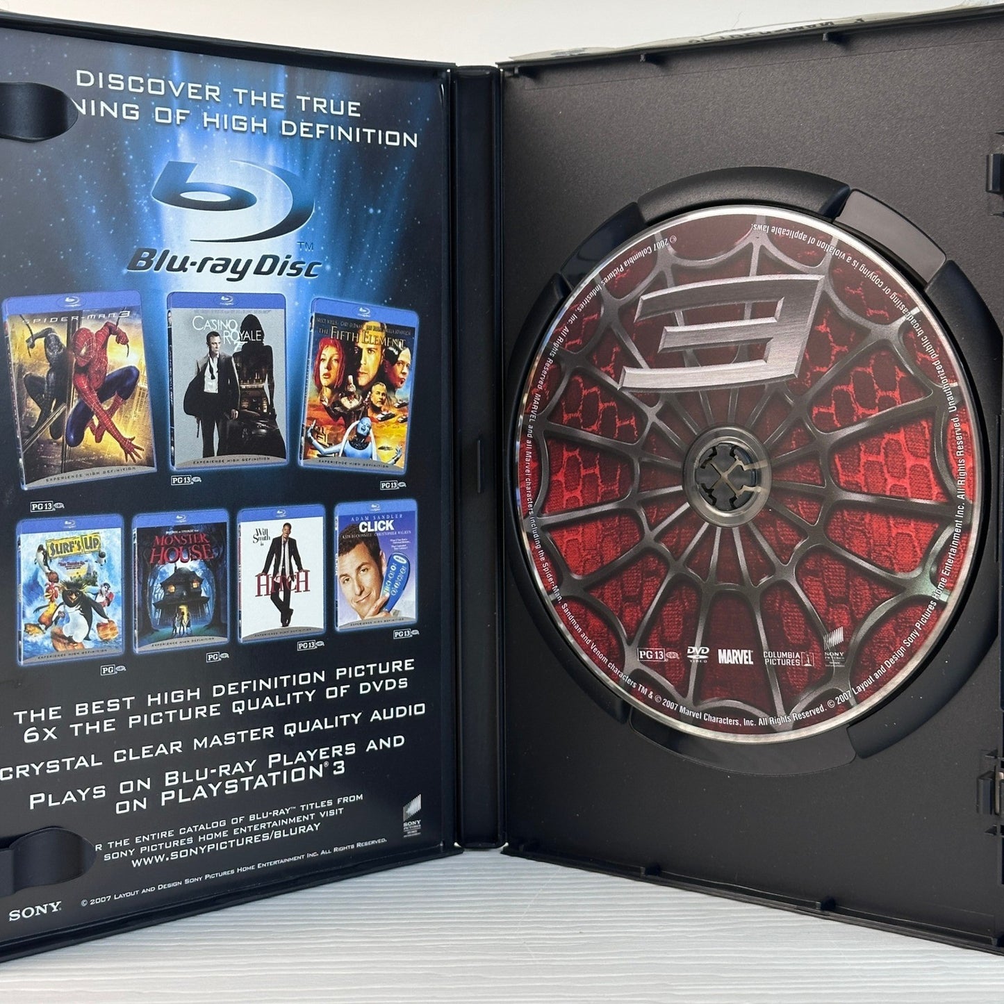 Spider-Man 3 DVD 2007 Widescreen Edition Tobey Maguire Marvel Sam Raimi Venom by Buysaavy