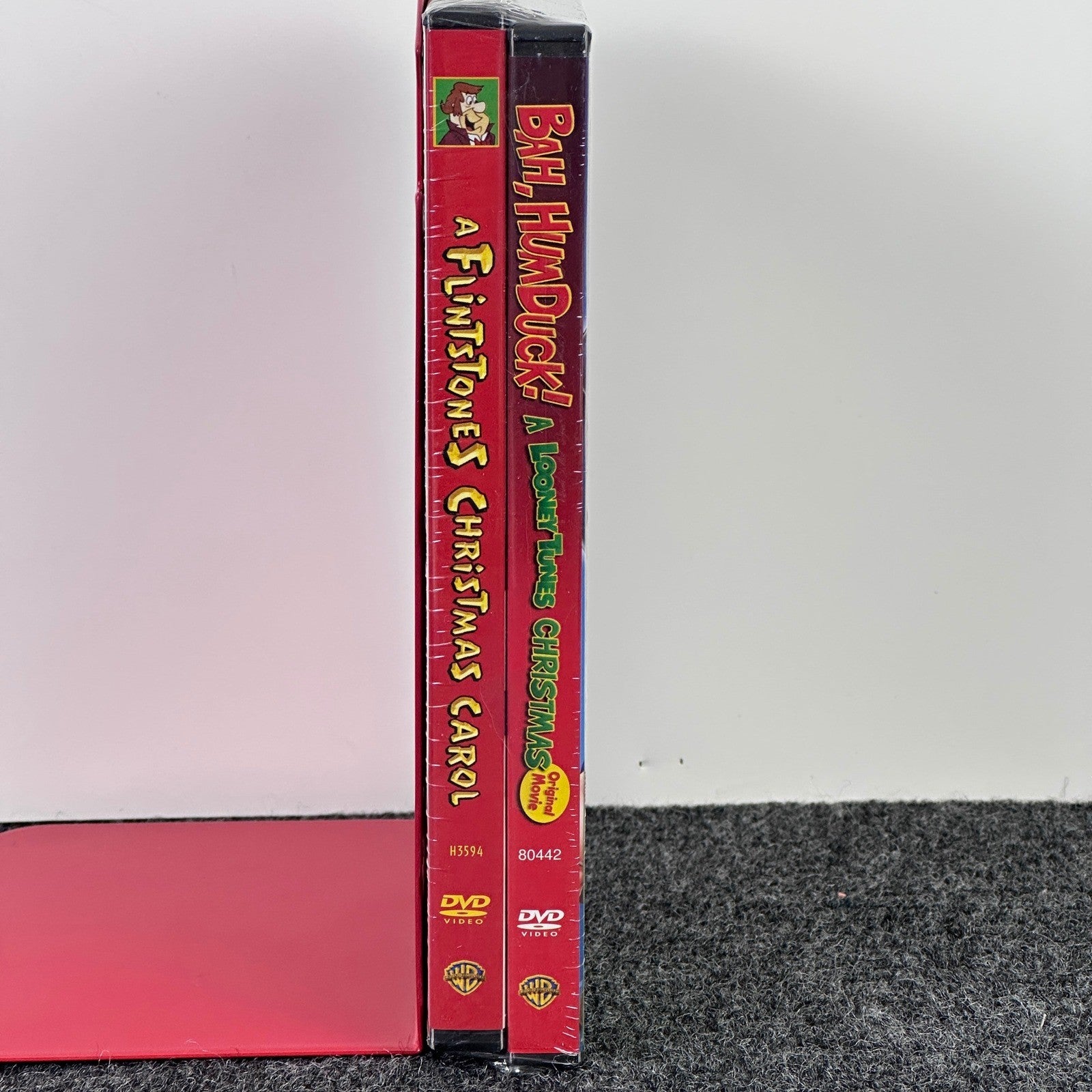 Holiday DVD 2-Pack Bah Humduck Looney Tunes & A Flintstones Christmas Carol NEW by Buysaavy