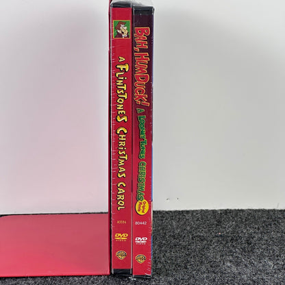 Holiday DVD 2-Pack Bah Humduck Looney Tunes & A Flintstones Christmas Carol NEW by Buysaavy