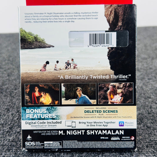 Old Blu-ray DVD Digital Code M Night Shyamalan Thriller Movie with Slipcover by Buysaavy