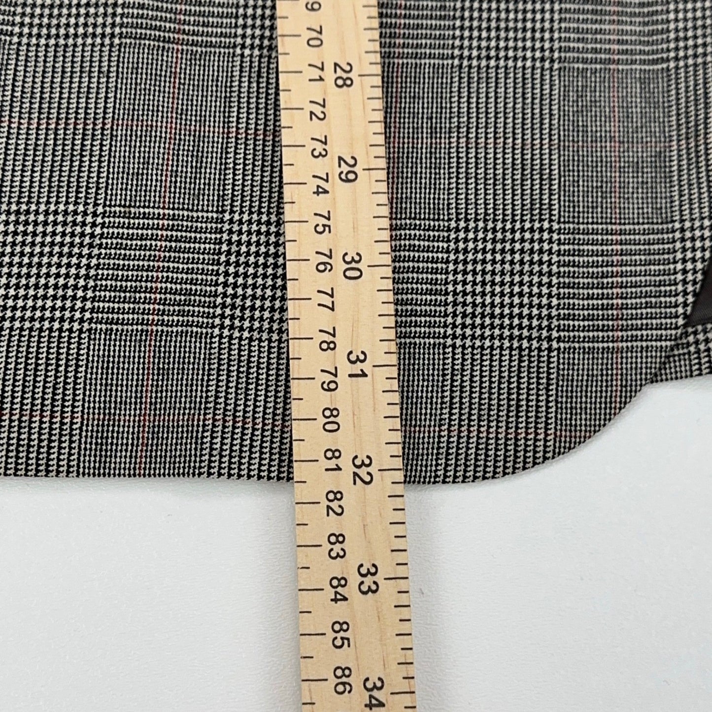 Sterling & Hunt Premier Edition Mens Grey Glen Plaid Worsted Wool Suit by Sterling & Hunt