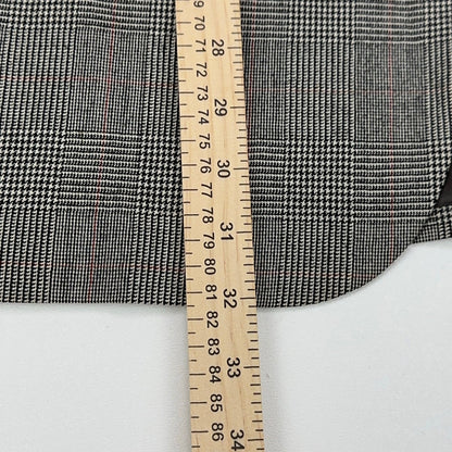 Sterling & Hunt Premier Edition Mens Grey Glen Plaid Worsted Wool Suit by Sterling & Hunt