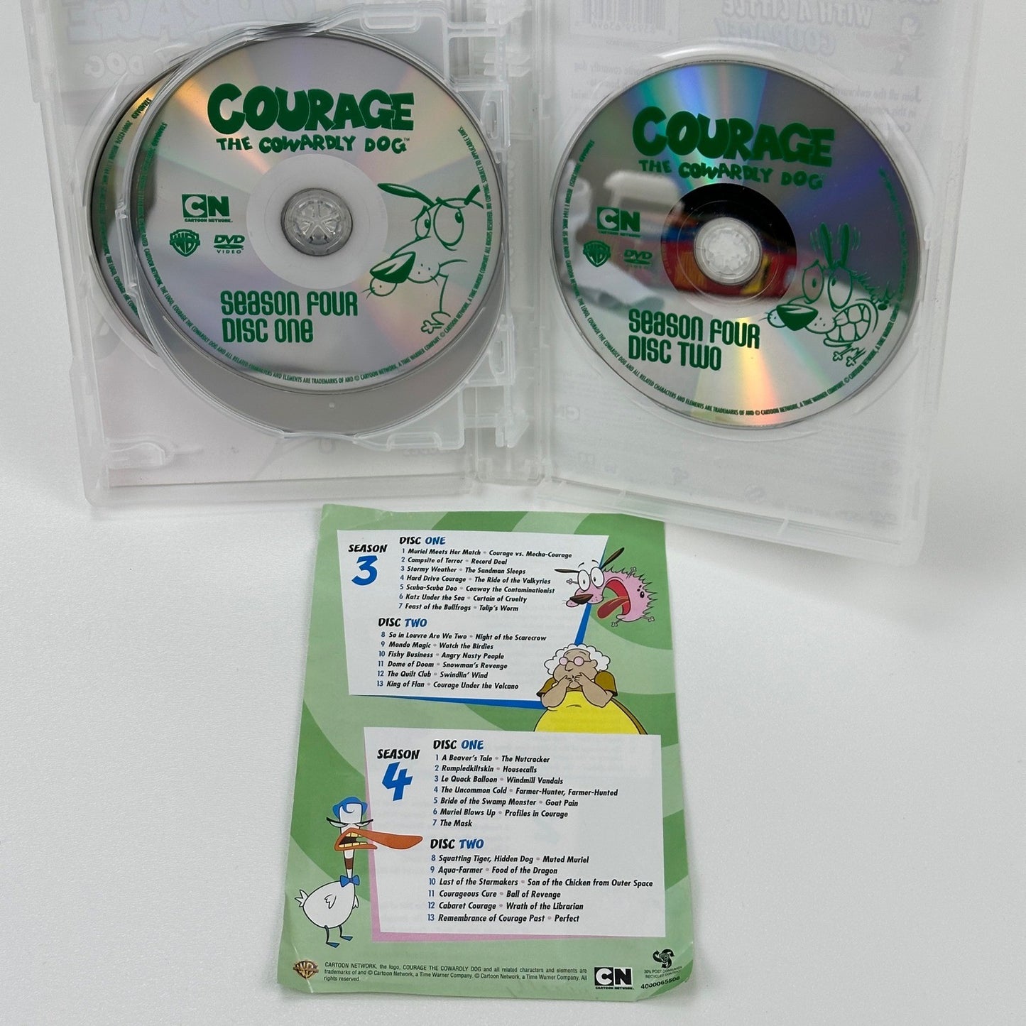 Courage the Cowardly Dog The Complete Series DVD Cartoon Network Hall of Fame by Buysaavy