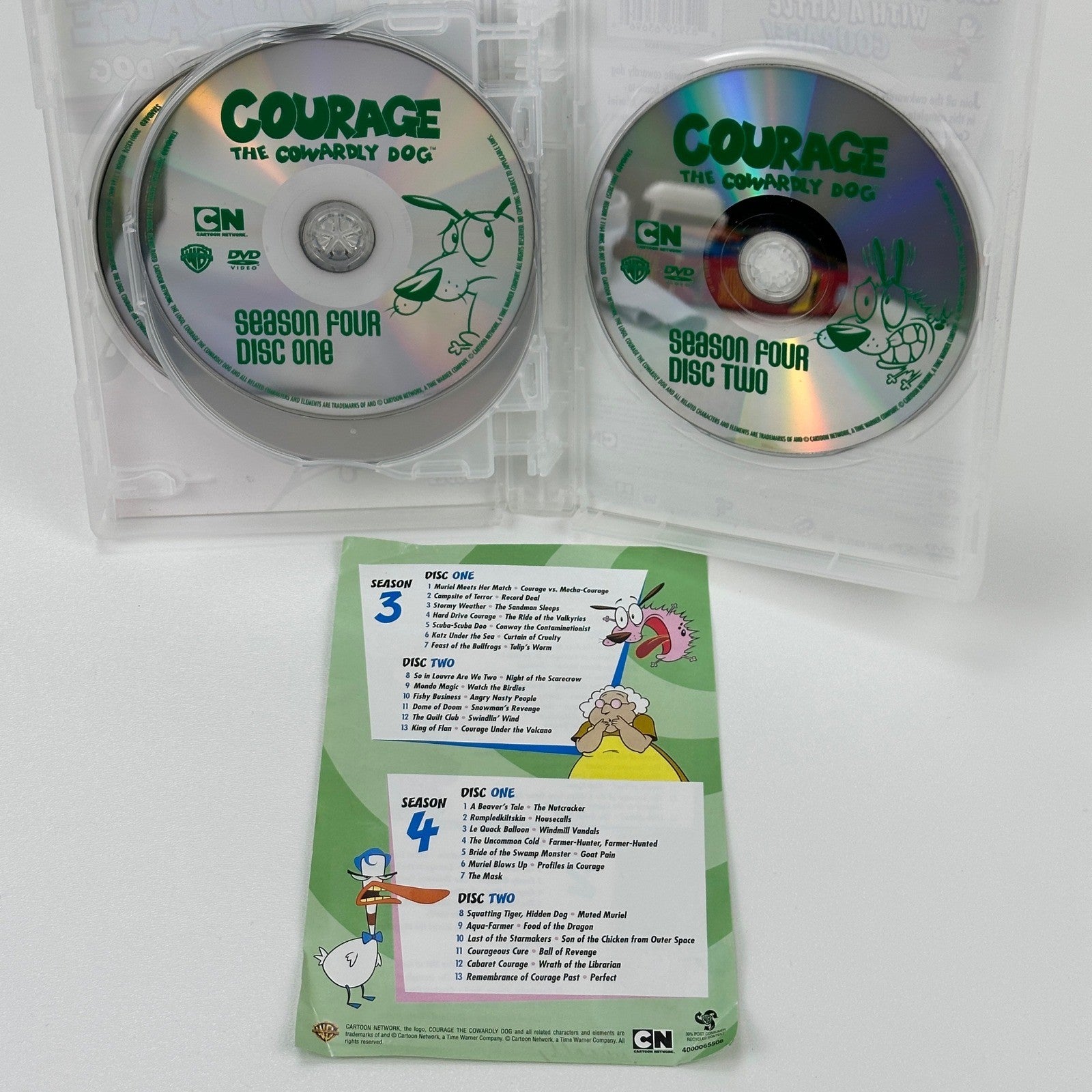 Courage the Cowardly Dog The Complete Series DVD Cartoon Network Hall of Fame by Buysaavy