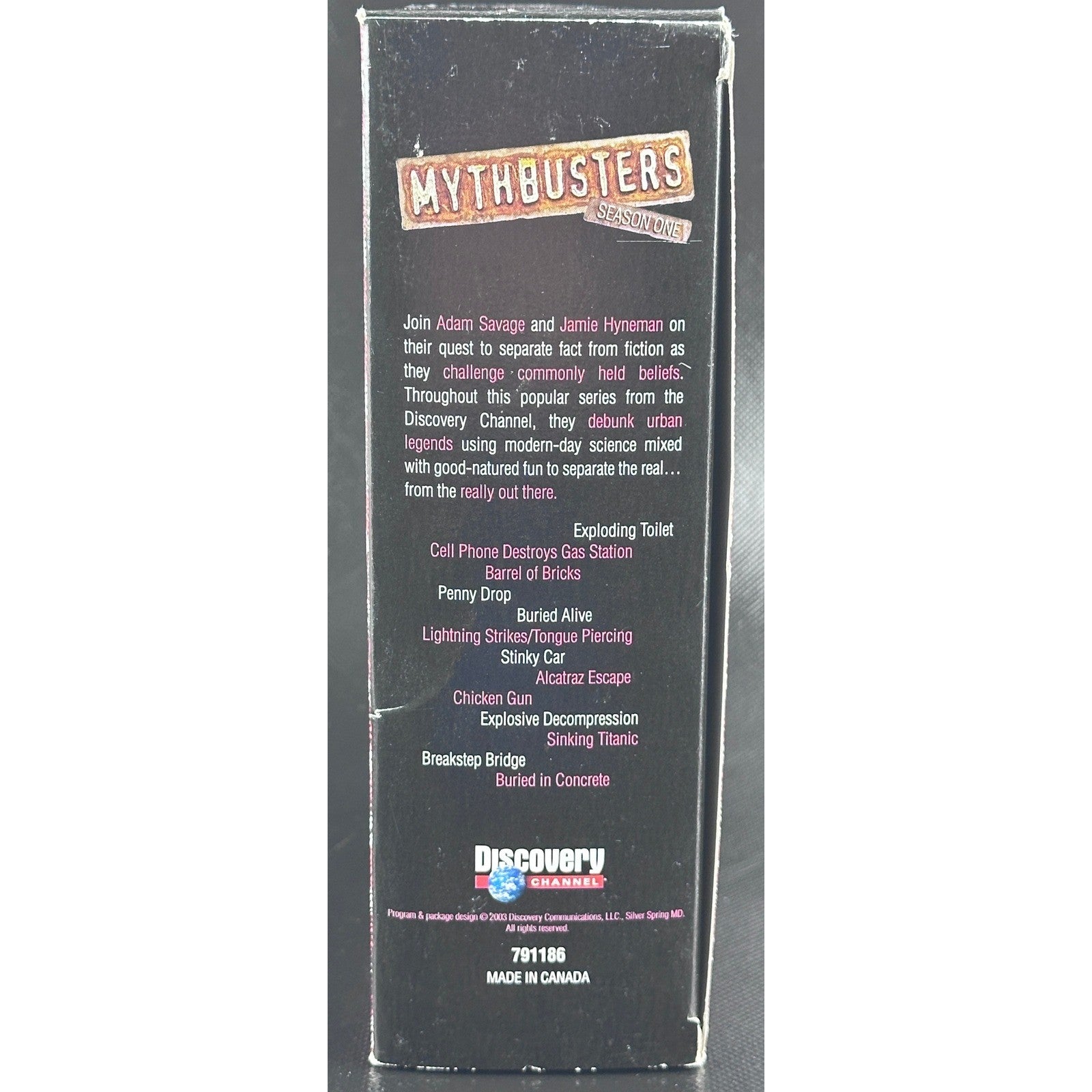 MythBusters Season 1 DVD Box Set, Complete First Season | Discovery Channel by Buysaavy
