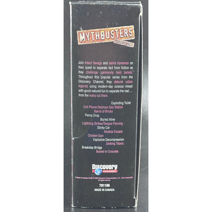 MythBusters Season 1 DVD Box Set, Complete First Season | Discovery Channel by Buysaavy