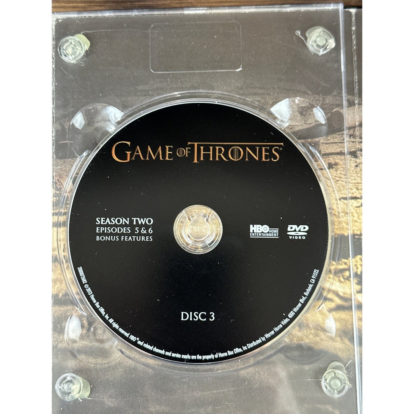 HBO Game of Thrones The Complete Second Season DVD 5-Disc Box Set 2013 Release by Buysaavy