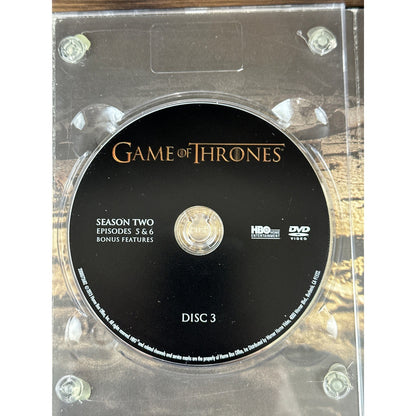 HBO Game of Thrones The Complete Second Season DVD 5-Disc Box Set 2013 Release by Buysaavy