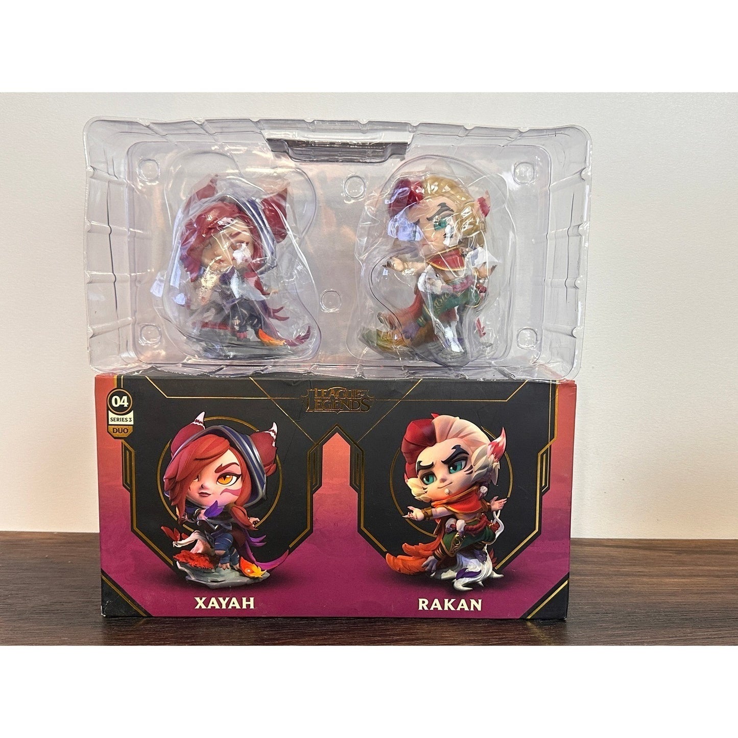 League of Legends Series 3 Xayah Rakan Duo Vinyl Figures Collectible by Riot Games