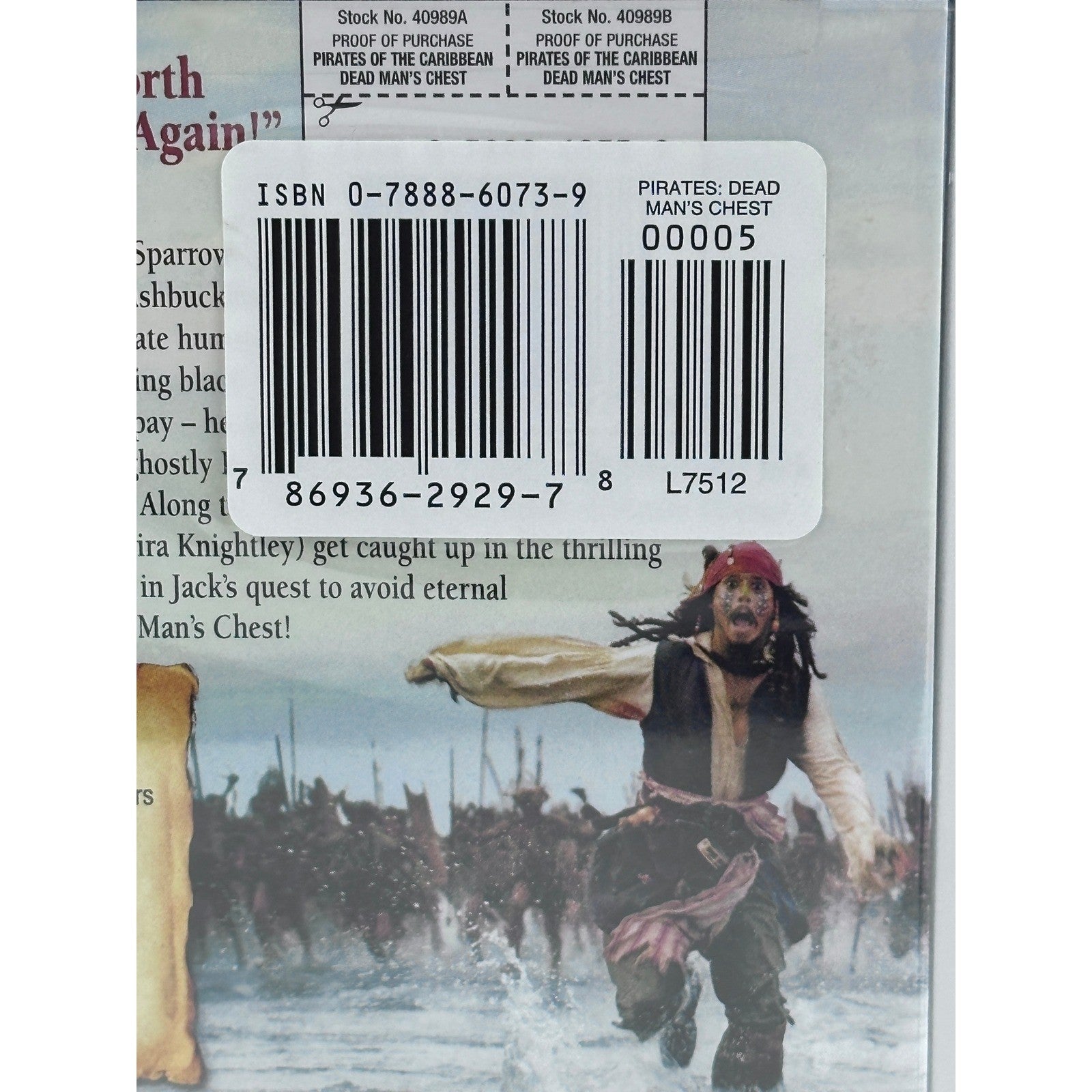 Pirates of the Caribbean: Dead Man's Chest DVD - Standard Edition, Sealed by Buysaavy