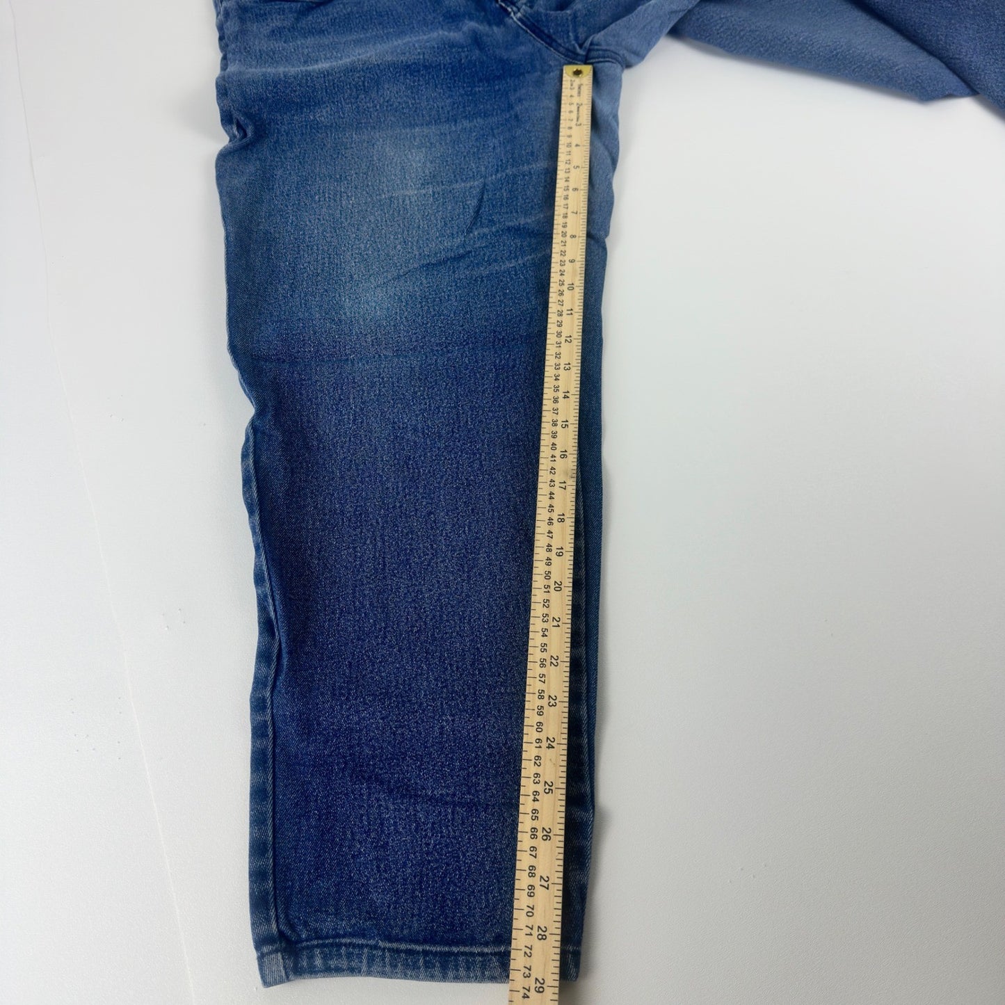 Cherokee Brand Woman Stretch Jeans 16WA Medium Wash Blue Straight Leg Denim by Cherokee Brand
