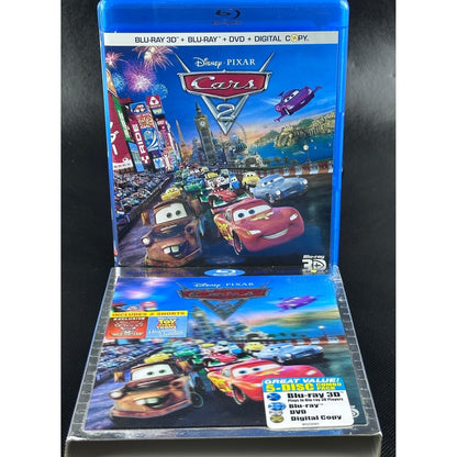 Disney Pixar Cars 2 5 Disc 3D Blu Ray DVD Digital Copy Combo Pack by Buysaavy