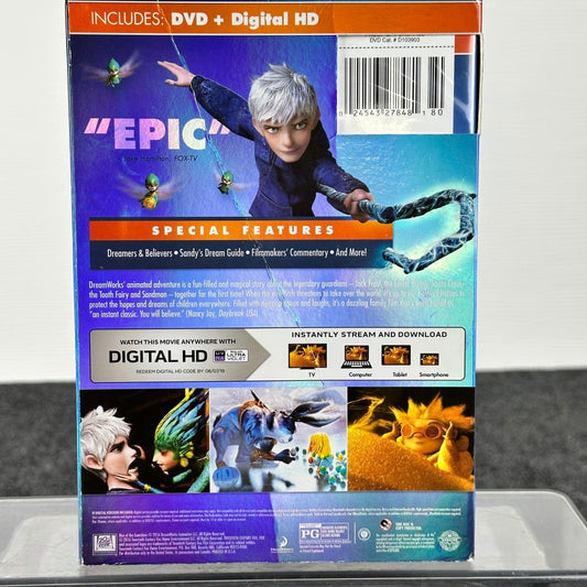 Rise of the Guardians DVD DreamWorks Animation Jack Frost Family Fantasy Movie by Buysaavy