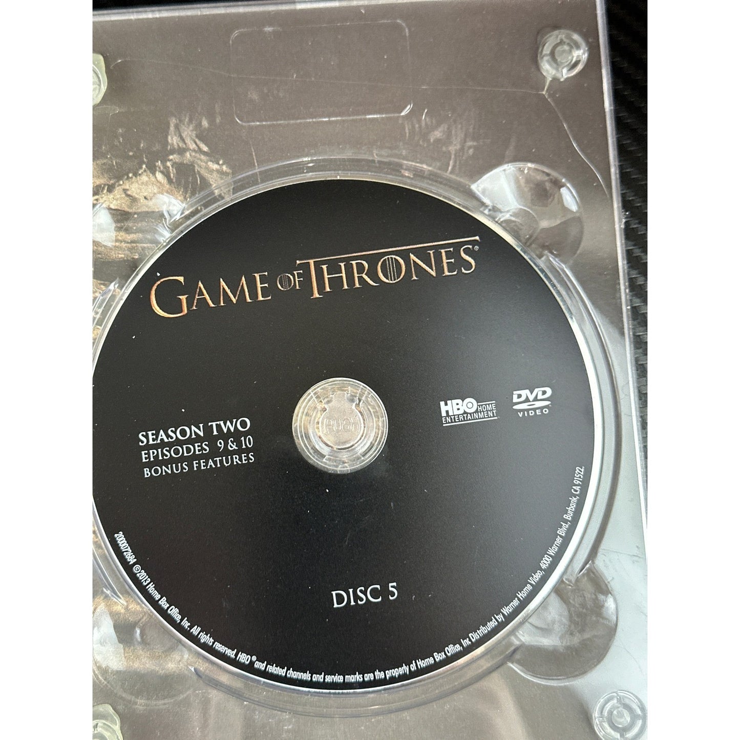 HBO Game of Thrones The Complete Second Season DVD 5-Disc Box Set 2013 Release by Buysaavy