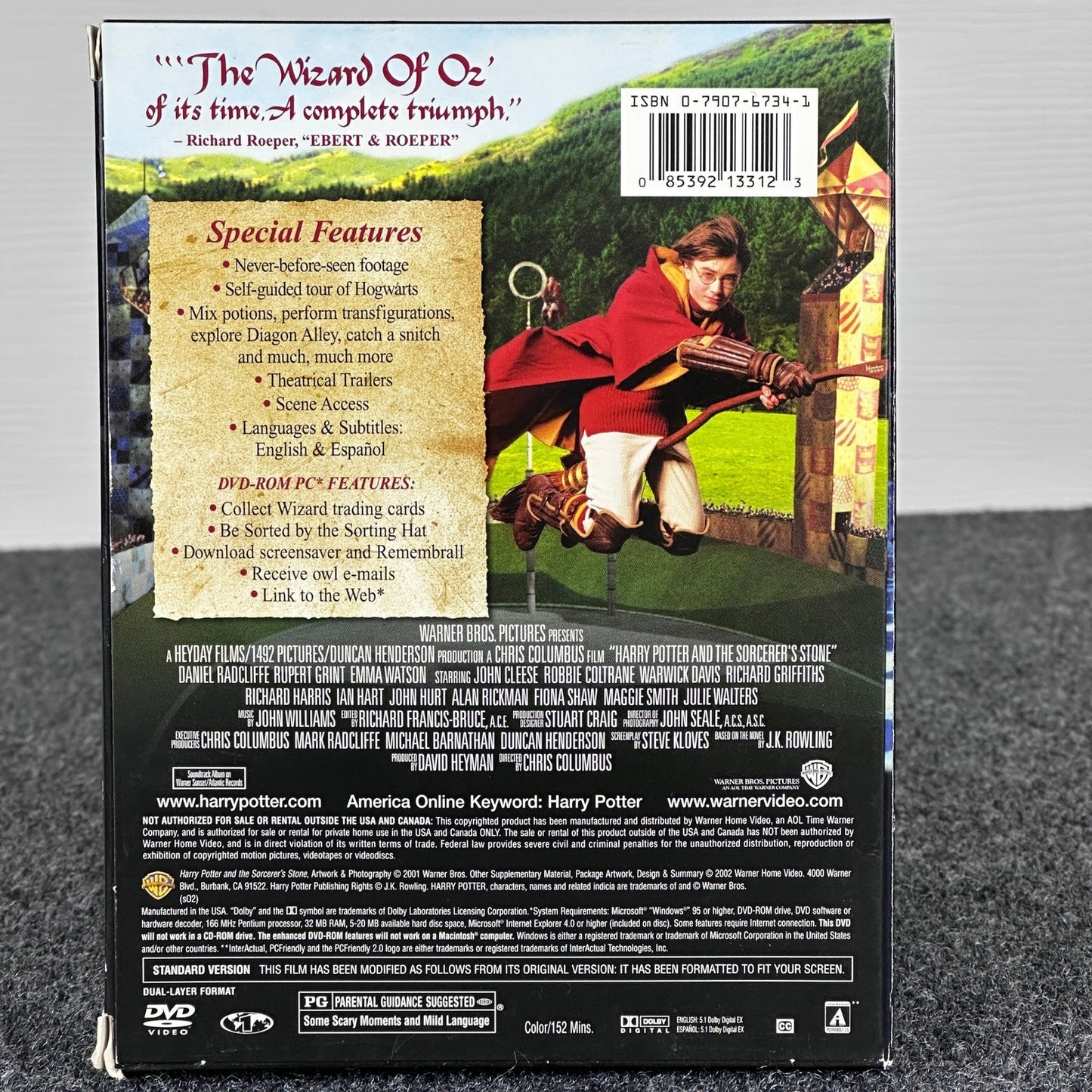 Harry Potter and the Sorcerer's Stone DVD 2-Disc Special Edition 2002 Widescreen by Buysaavy