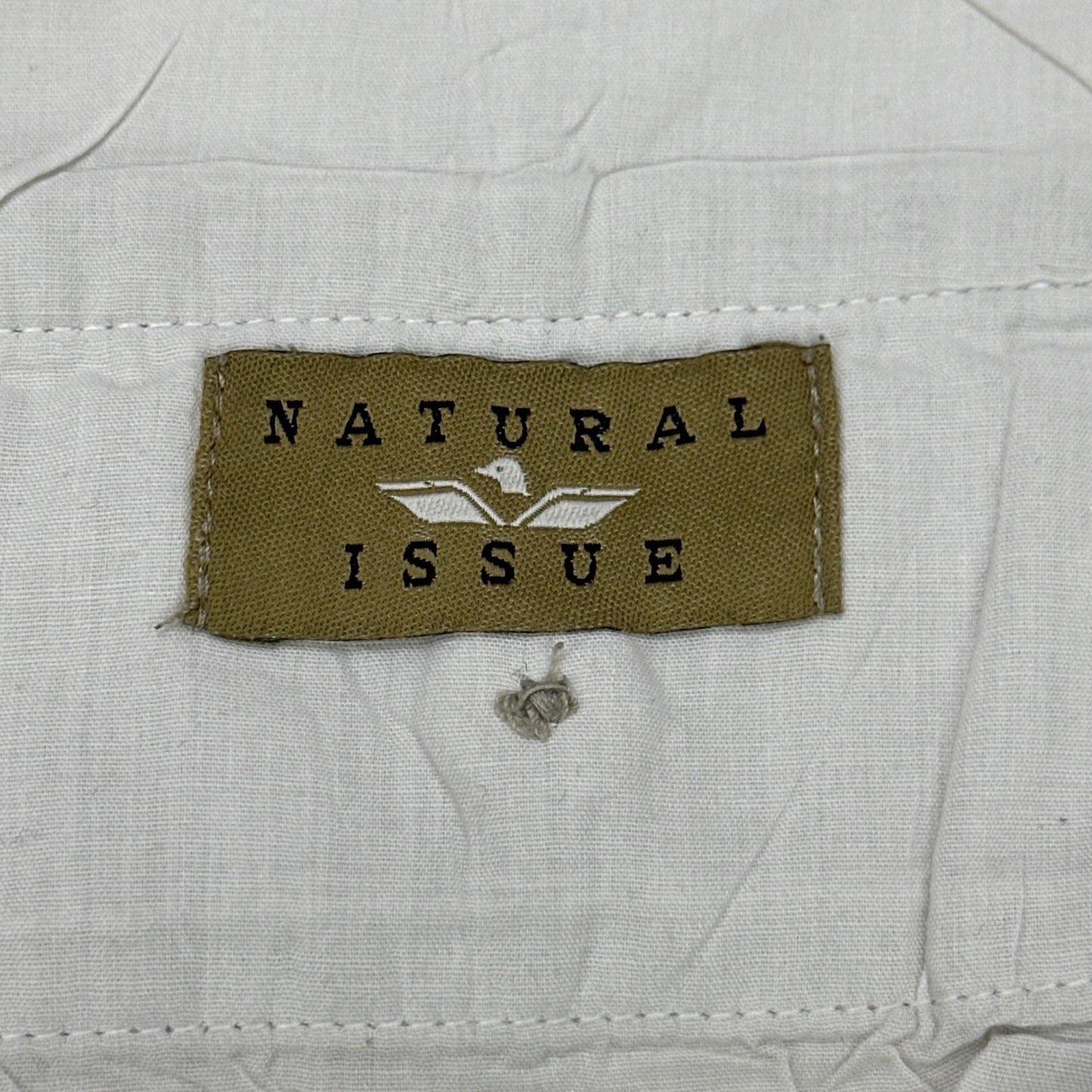 Natural Issue Mens Chino Pants 36x30 Stone Beige 100% Cotton Straight Leg Flat by Natural Issue