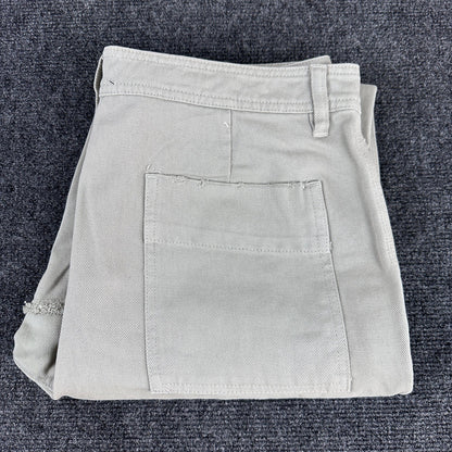 ASOS DESIGN Mens Stone Beige Cotton Twill Straight Leg Chino Pants 34X37 by ASOS DESIGN