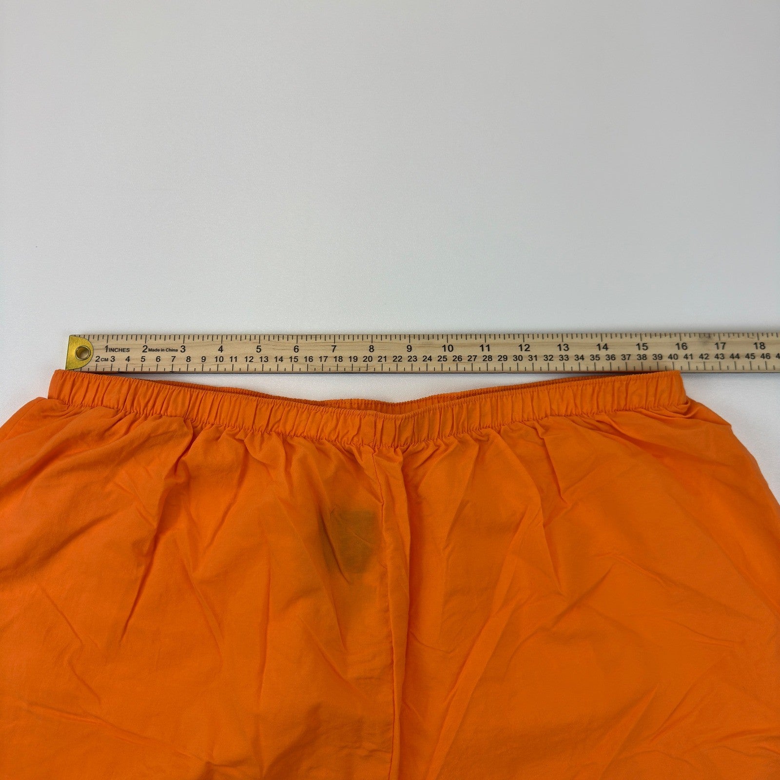 Athletic Works Tiger Lily Orange Nylon Active Shorts XL S8372 AW22D308 by Athletic Works