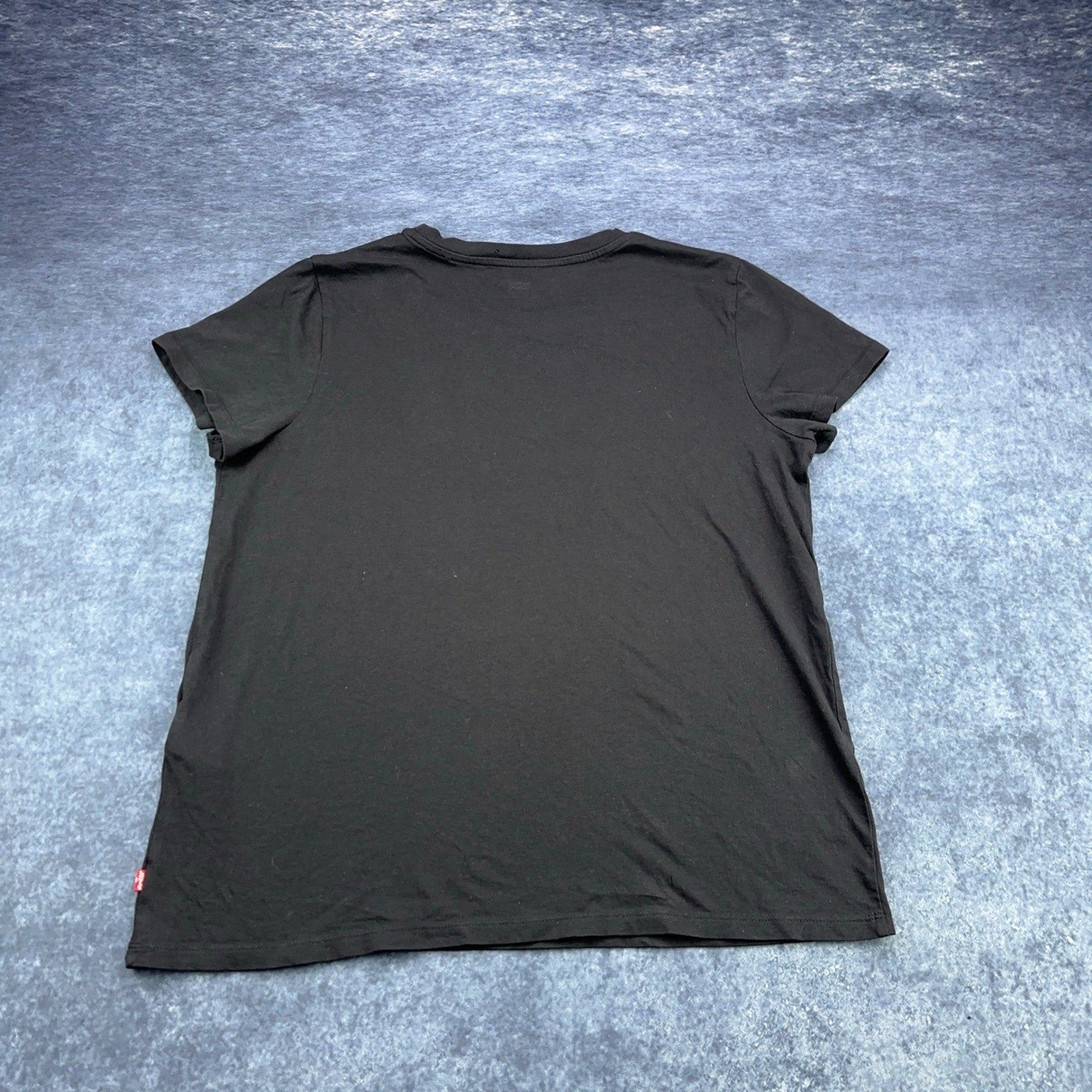 Levis Womens Rainbow Logo Graphic T-Shirt Black Short Sleeve Crewneck Large by Levi's