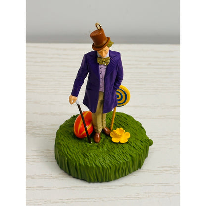 Hallmark 2017 Willy Wonka Ornament Tree Candy Lollipop Cane (NO BOX) by Hallmark