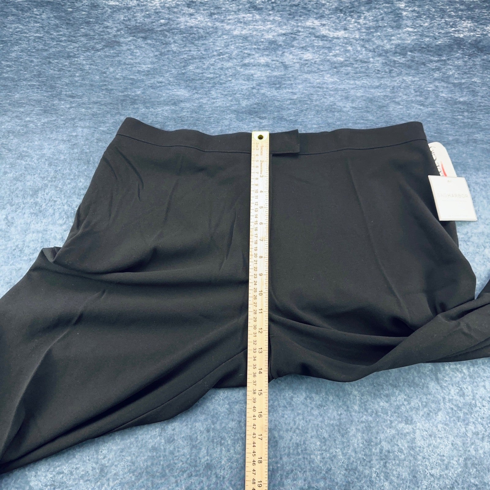 Sag Harbor Missy Modern Luxuries Black Stretch Dress Pants Size 18 H63112 NWT by Sag Harbor