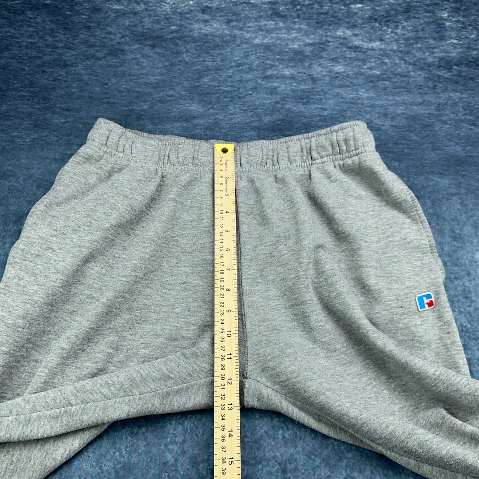 Russell Athletic Mens Gray Fleece Jogger Sweatpants Heather Gray Large L by Russell Athletic