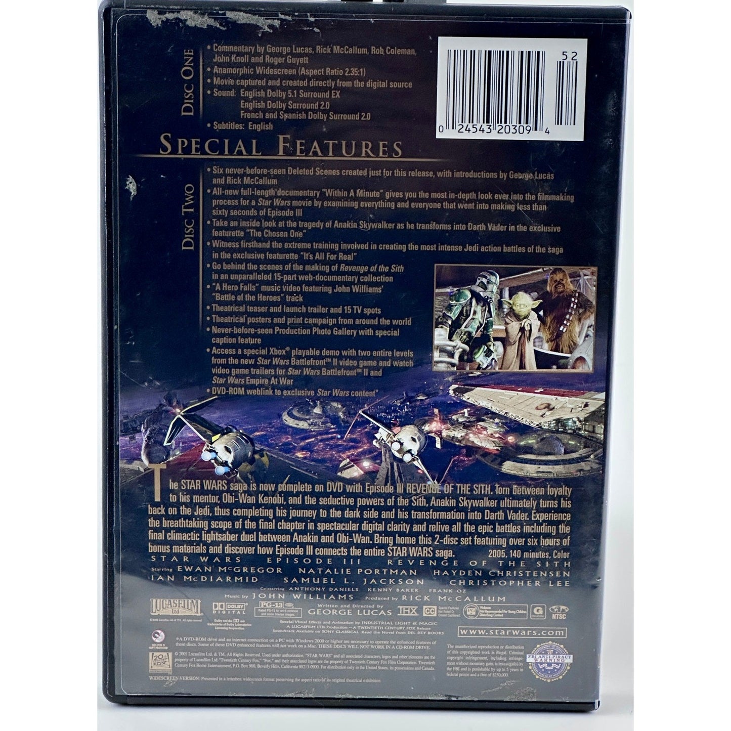 Star Wars Episodes I-III DVD Trilogy Widescreen Remastered THX Box Set by Buysaavy