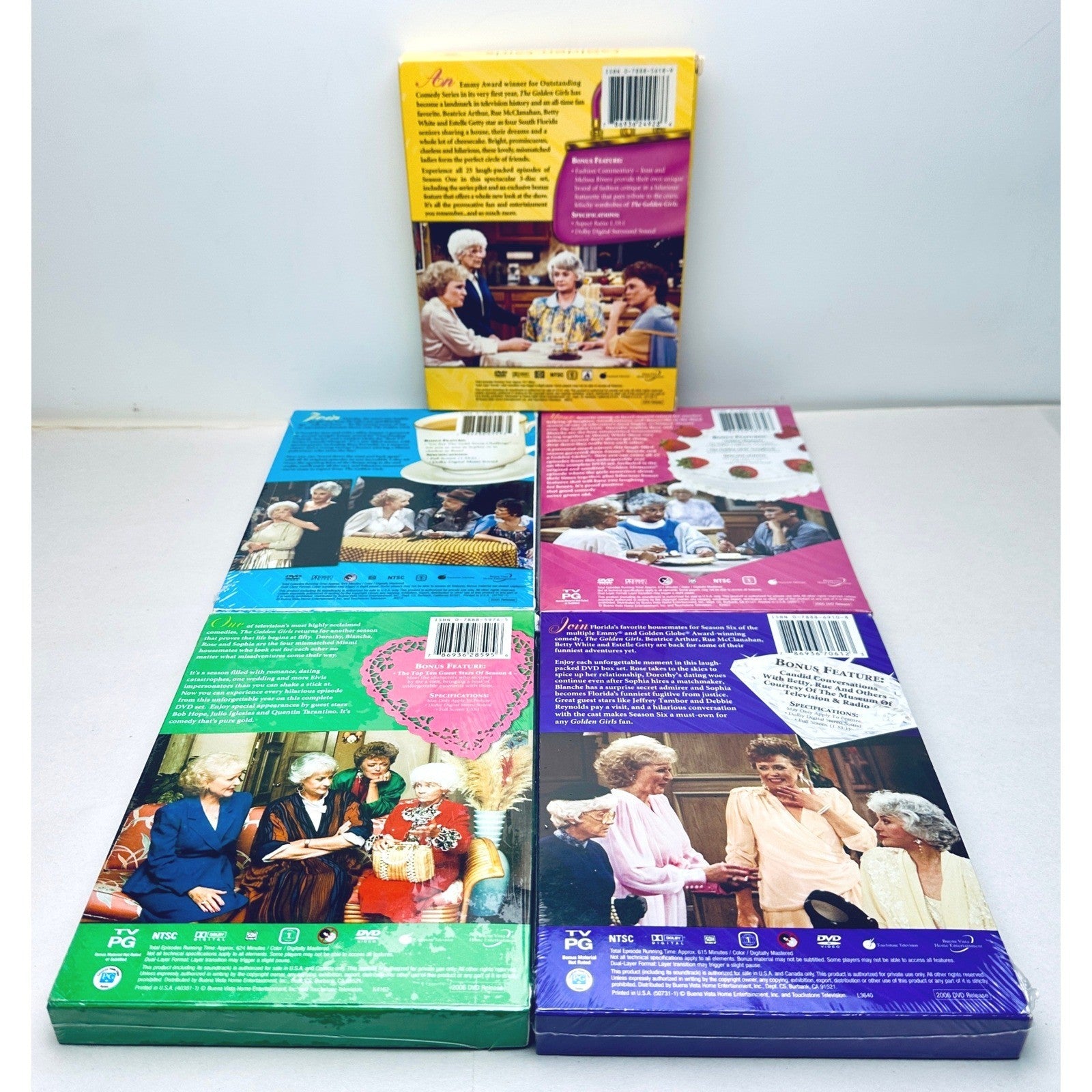 The Golden Girls Complete DVD Box Set Seasons 1-4, 6 - Classic Comedy Series by Buysaavy