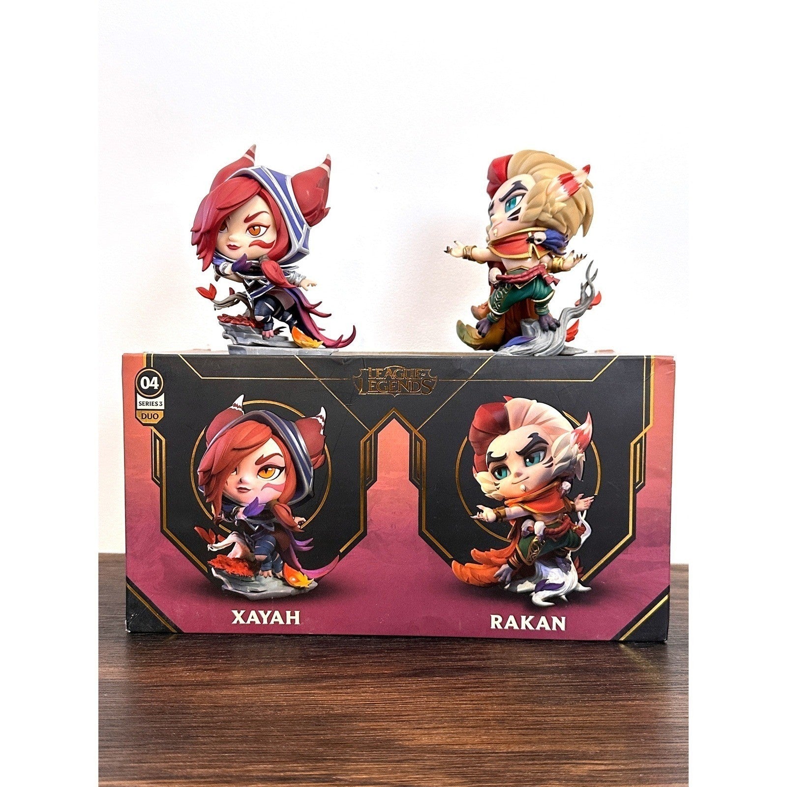 League of Legends Series 3 Xayah Rakan Duo Vinyl Figures Collectible by Riot Games