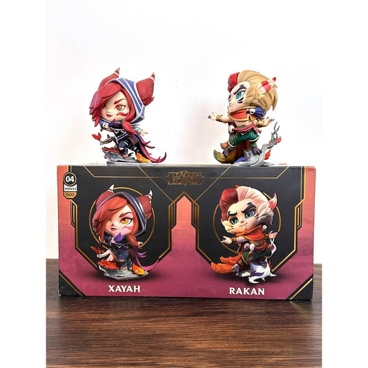 League of Legends Series 3 Xayah Rakan Duo Vinyl Figures Collectible by Riot Games