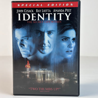 Identity DVD Special Edition 2003 John Cusack Ray Liotta Thriller Movie 00539 by Buysaavy