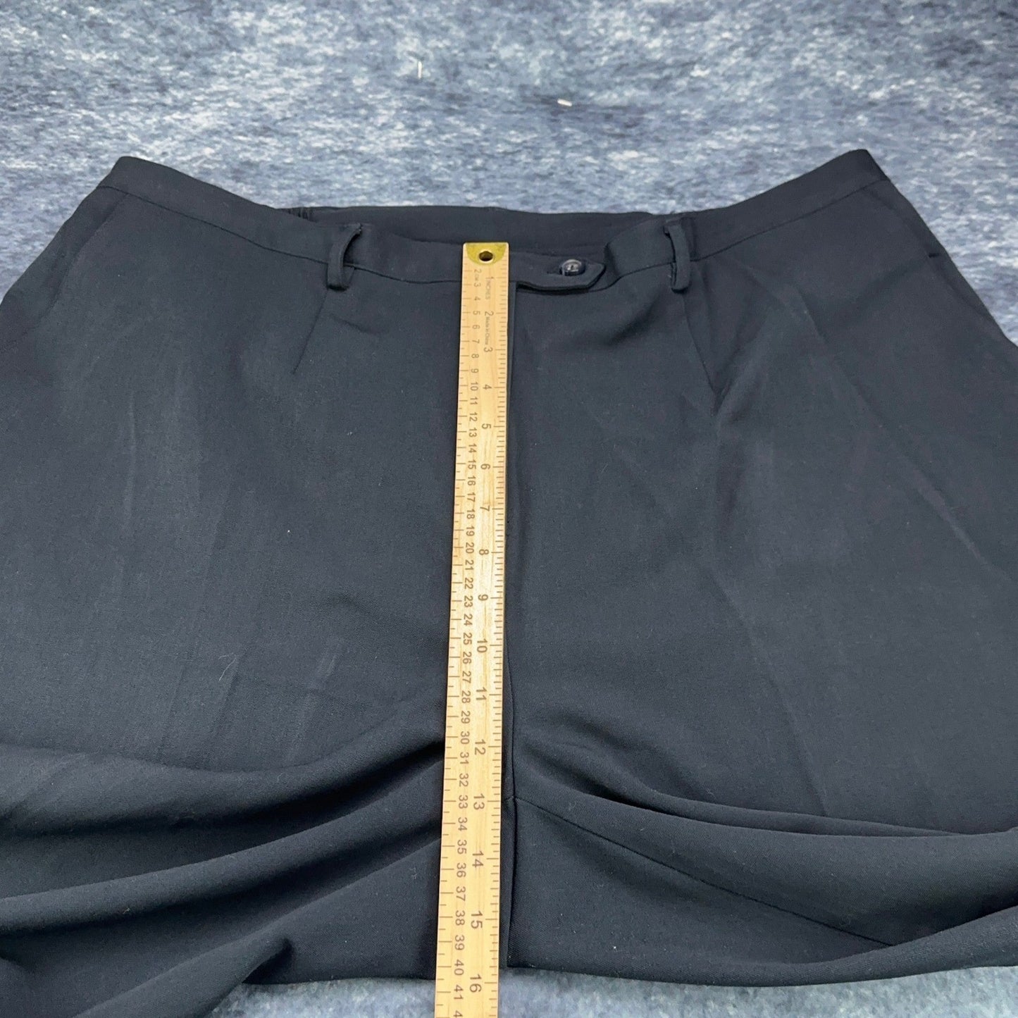 Sag Harbor Woman Black Pleated Dress Pants Plus Size 20W R44060 Business Slacks by Sag Harbor Woman