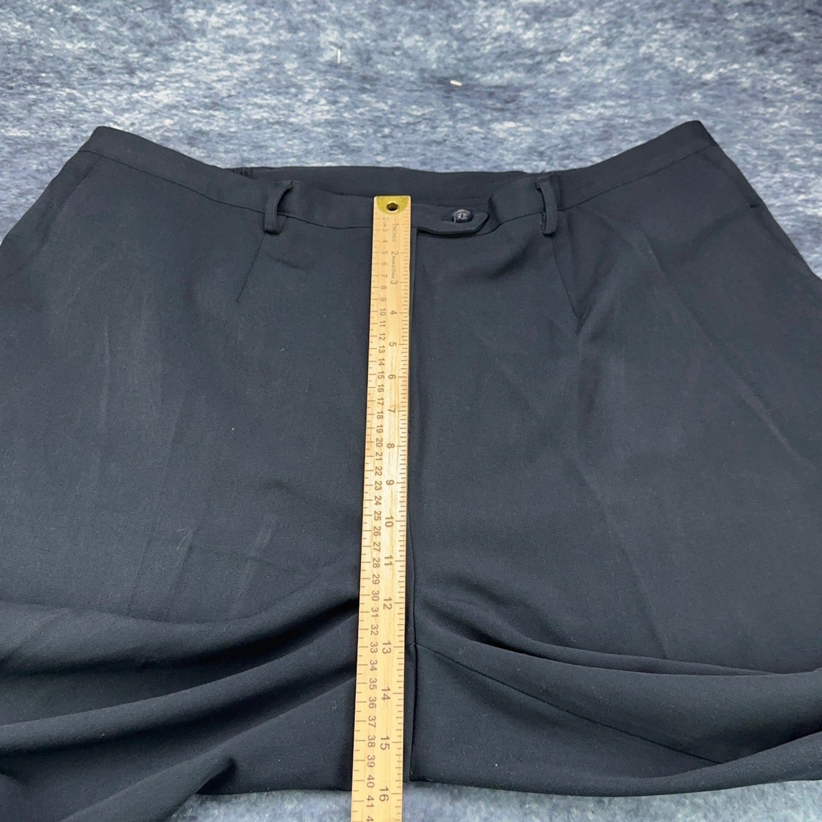 Sag Harbor Woman Black Pleated Dress Pants Plus Size 20W R44060 Business Slacks by Sag Harbor Woman