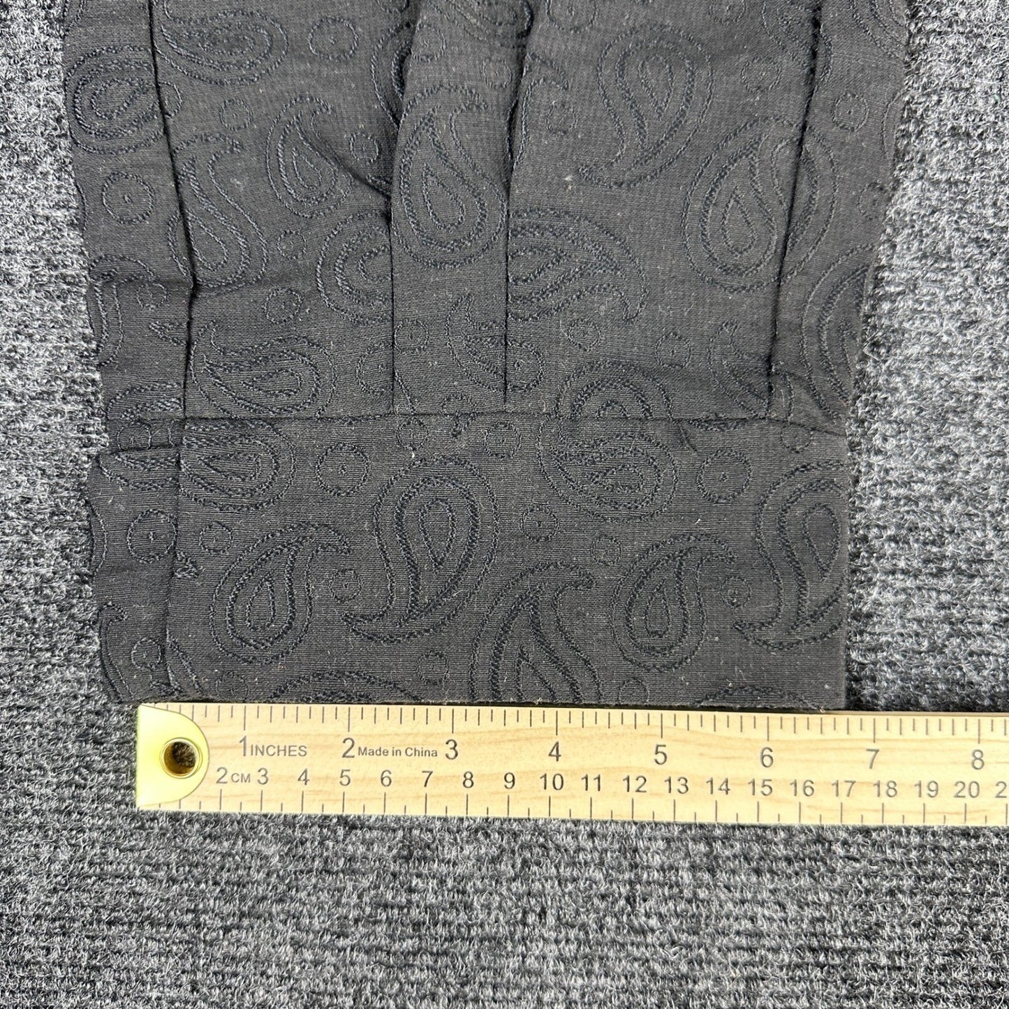 GVAPI Black Paisley Textured Cargo Pants Limited Edition 34 Aaron Wilhelm Mens by GVAPI