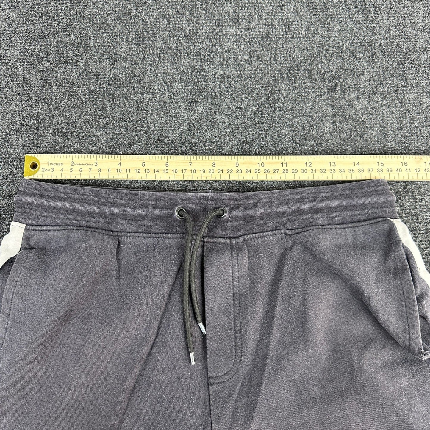 Bershka Slim Jogger Sweatpants Mens L Gray Elastic Waist Casual Pants Fit by Bershka